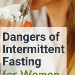 fasting for women infographic.