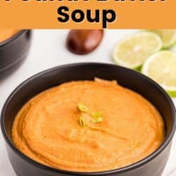 vegan peanut butter soup pin.