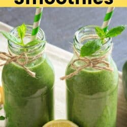 belly fat weight loss smoothies pin.