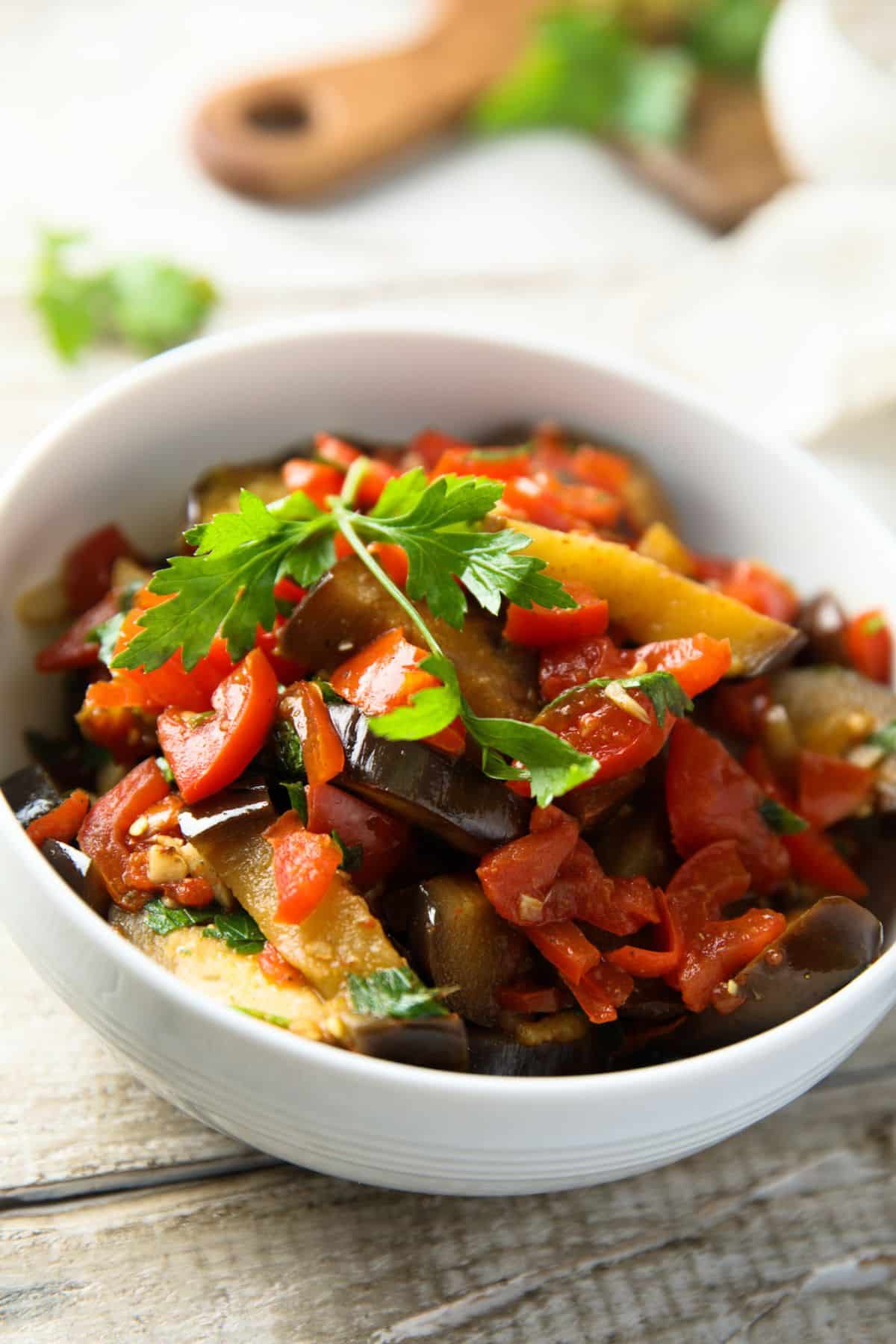 instant pot zucchini tomatoes dish.