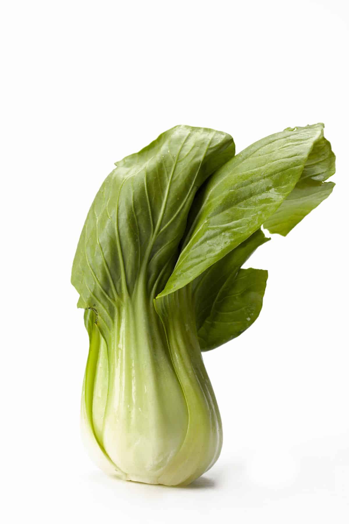 bok choy on table.