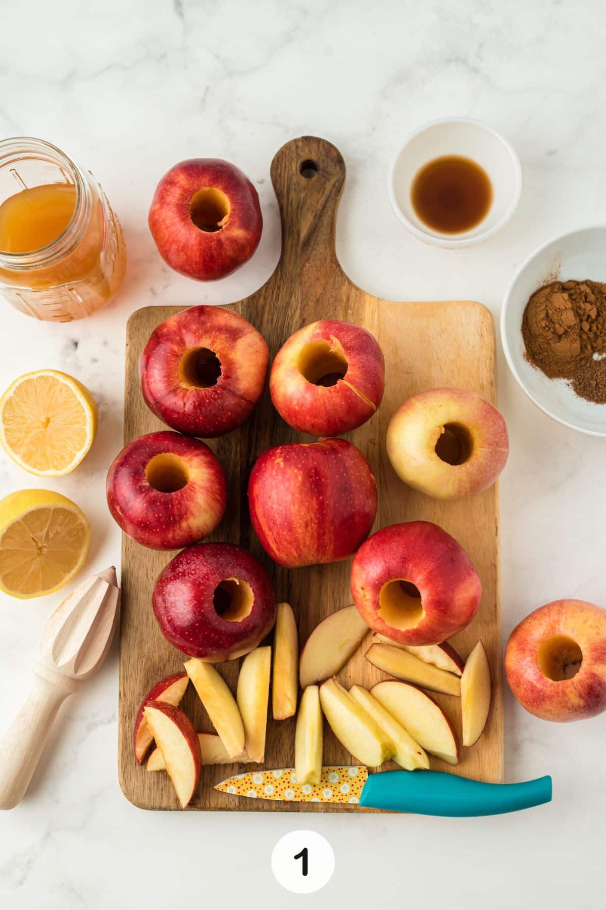 ingredients for making instant pot apple butter.