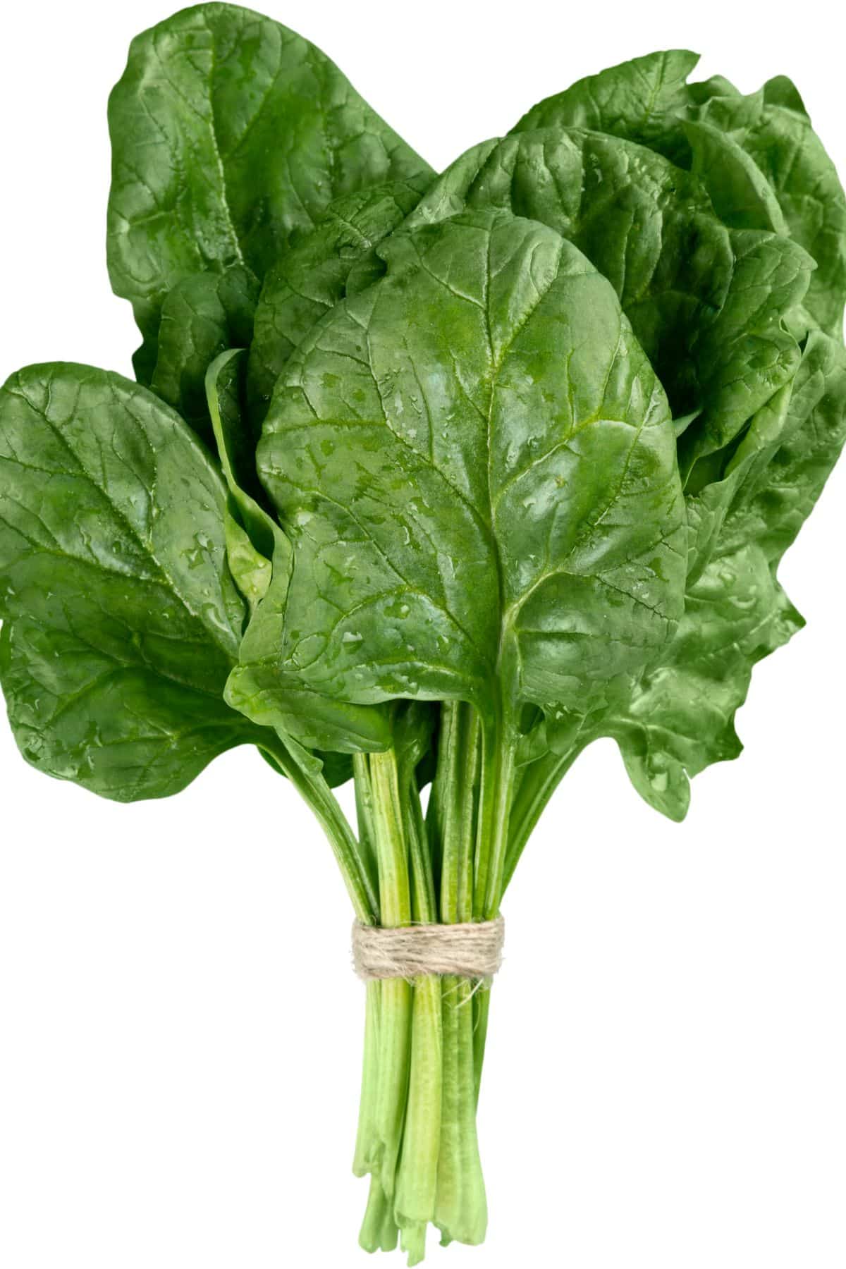 photo of spinach on table.