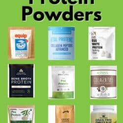best paleo protein powders pin (infographic)
