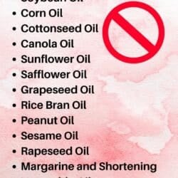 cooking oils to avoid infographic.