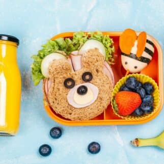 cute lunchbox meal for a child.