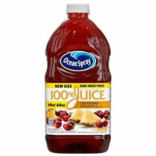 a bottle of Cranberry Pineapple Juice.