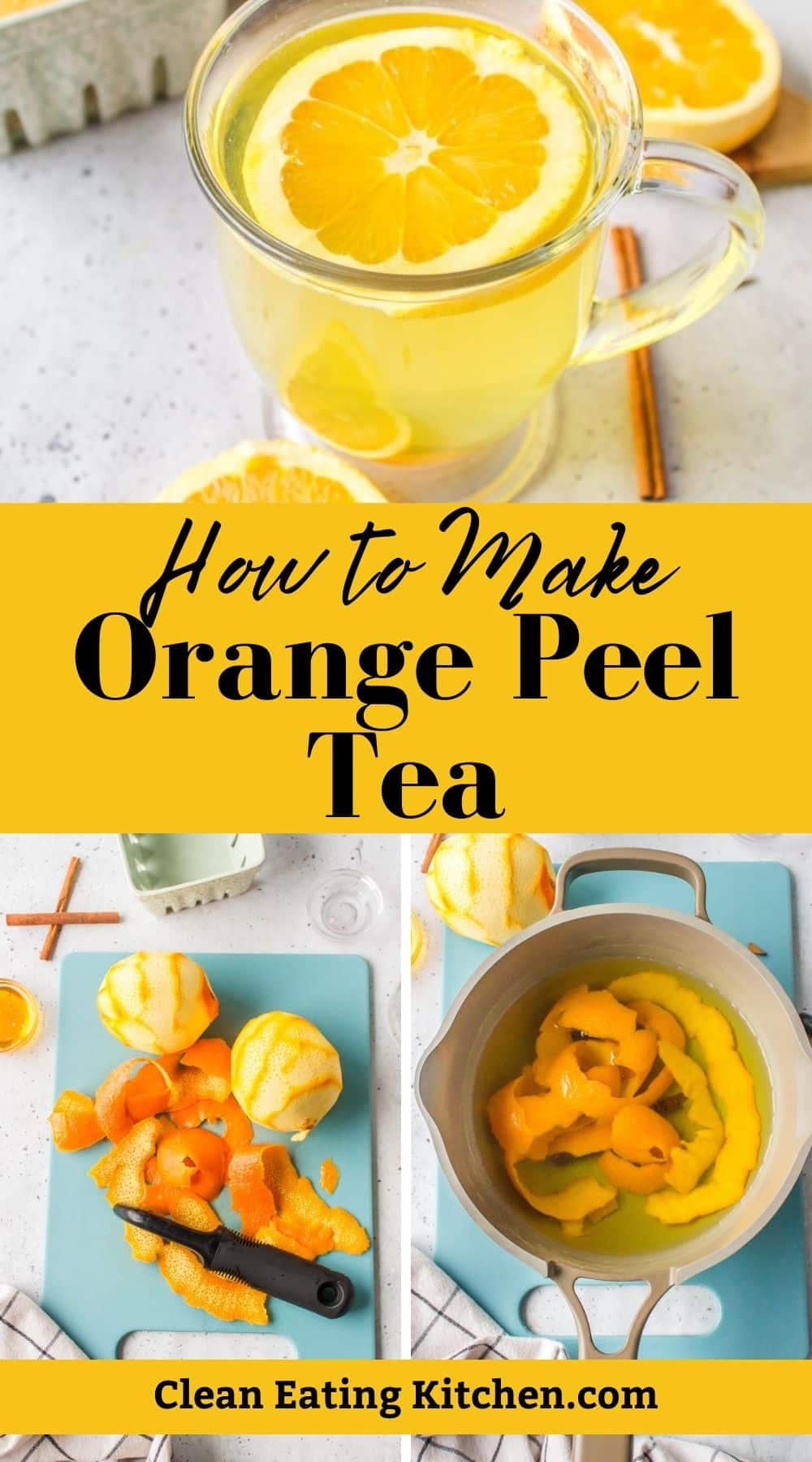 Orange Peel Tea Using Fresh or Dried Peels Clean Eating Kitchen