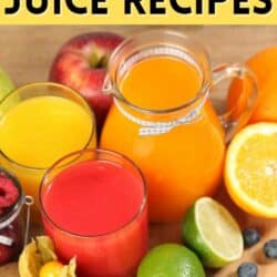homemade fruit juice recipes pin.