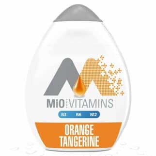 a bottle of Orange Tangerine Mio Water Enhancer.