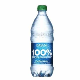 bottle of dasani water.